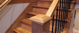 Stairs and Railing staining